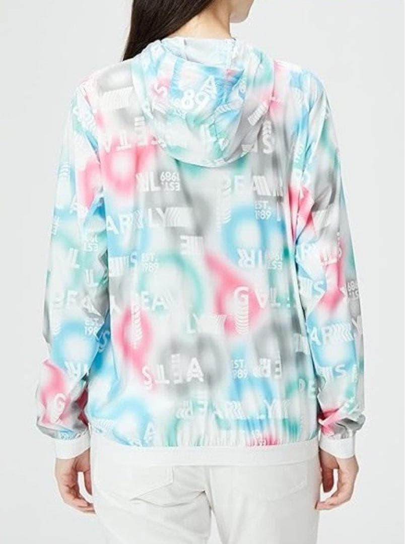 《パーリーゲイツ》新品 グラデーションジップブルゾン レインウェア 0