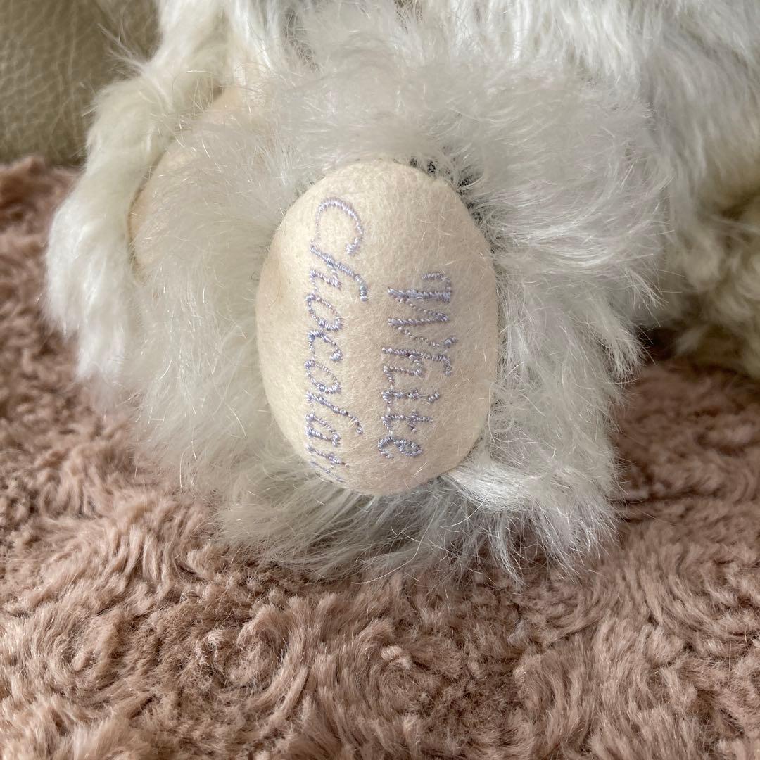 シュタイフ ホワイトチョコレート　限定　テディベア 30cm ぬいぐるみ