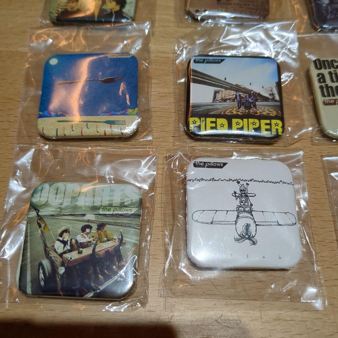 the pillows　CDジャケット缶バッジ　コンプリート　16 種