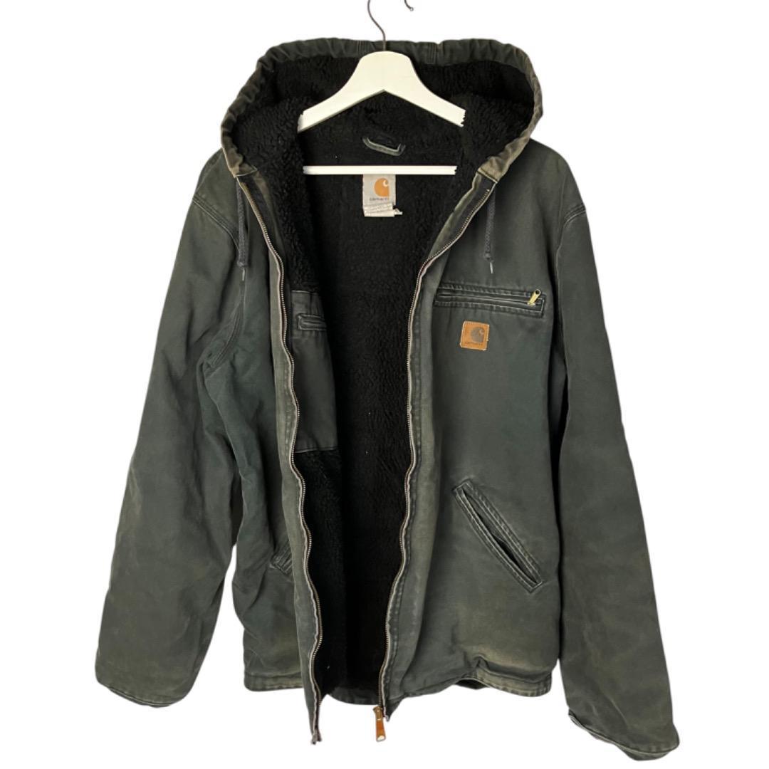 YKK棒ジップ カーハート アクティブジャケット 裏ボア シエラ