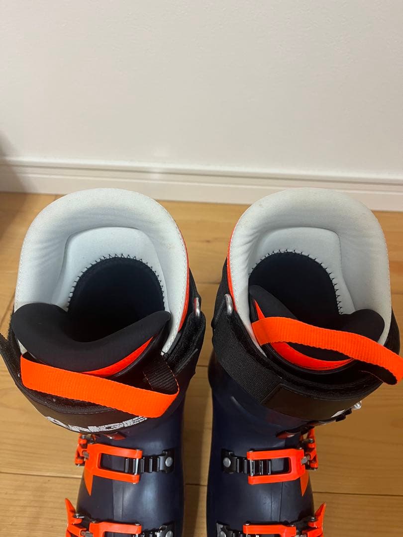 LANGE RX スキーブーツ ネイビー/オレンジ - メルカリ