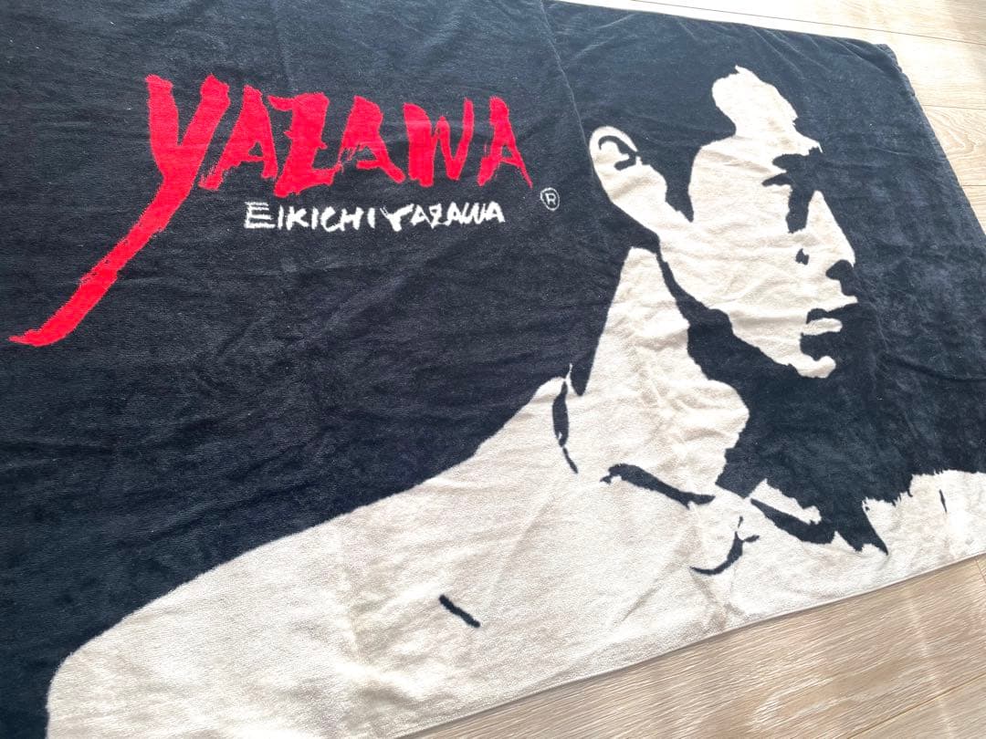 矢沢永吉 E.YAZAWA スペシャルビーチタオル ライブ大判　シルエット　レア