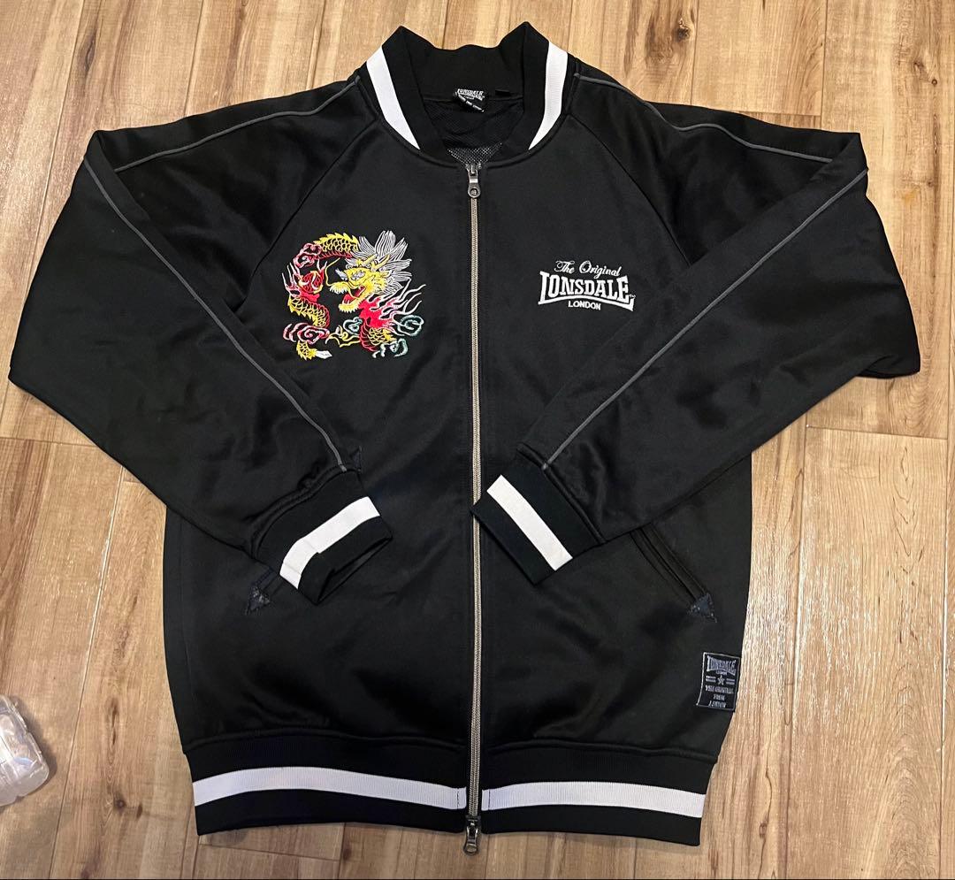 Lonsdale スカジャン ドラゴン刺繍 ロンズデール - メルカリ