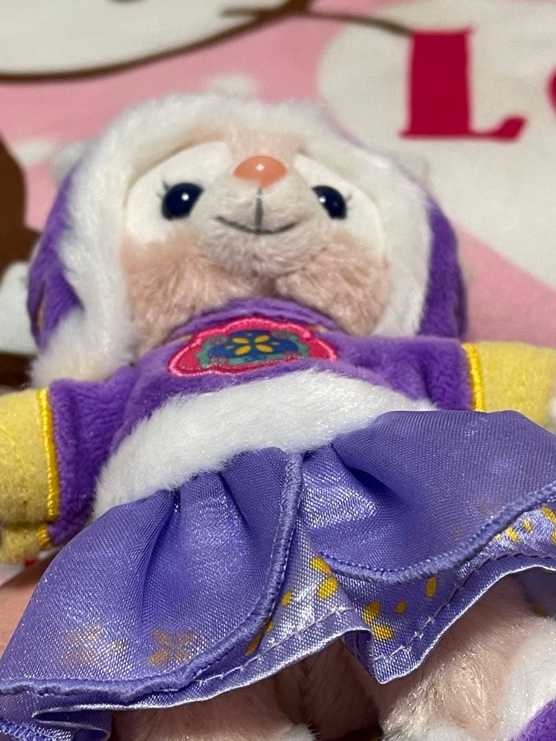 上海ディズニーランド  2022正月寅年 リーナベル とキーチェーン　 写真の子