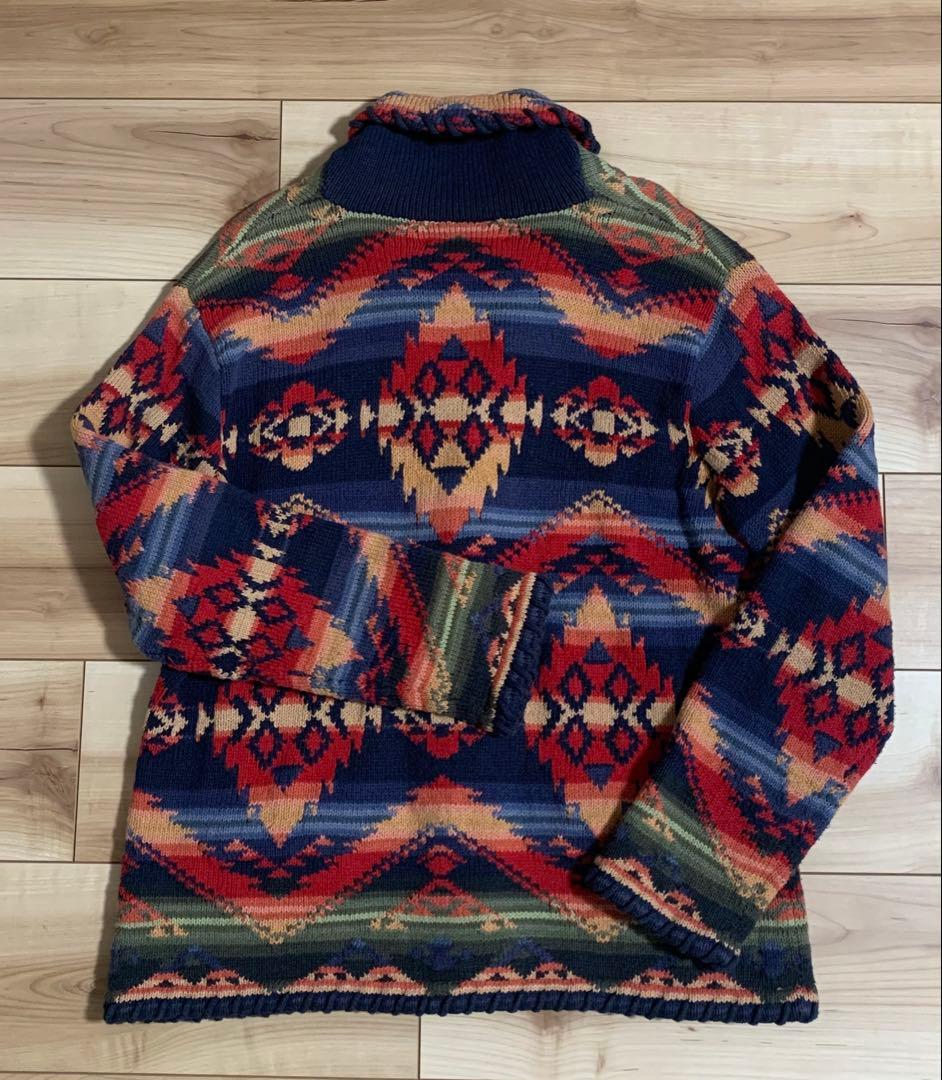 《Ralph Lauren》美品 ラルフローレン ハンドメイドニットMサイズ