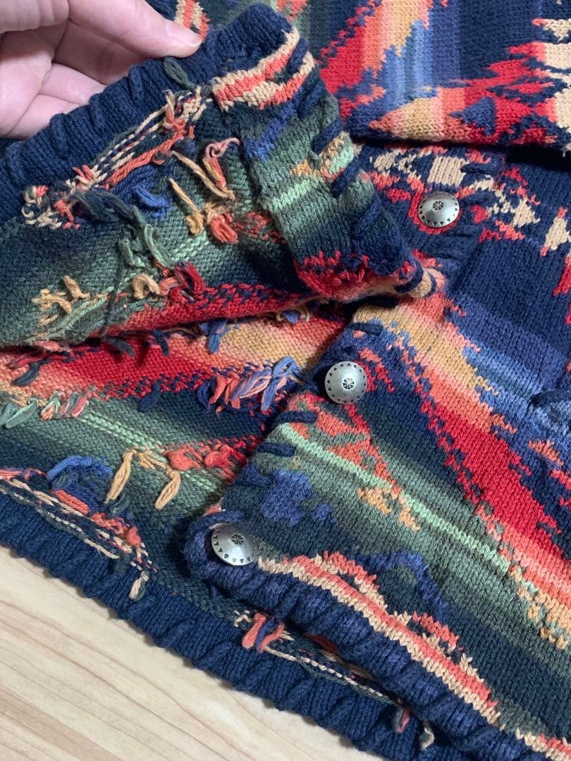《Ralph Lauren》美品 ラルフローレン ハンドメイドニットMサイズ