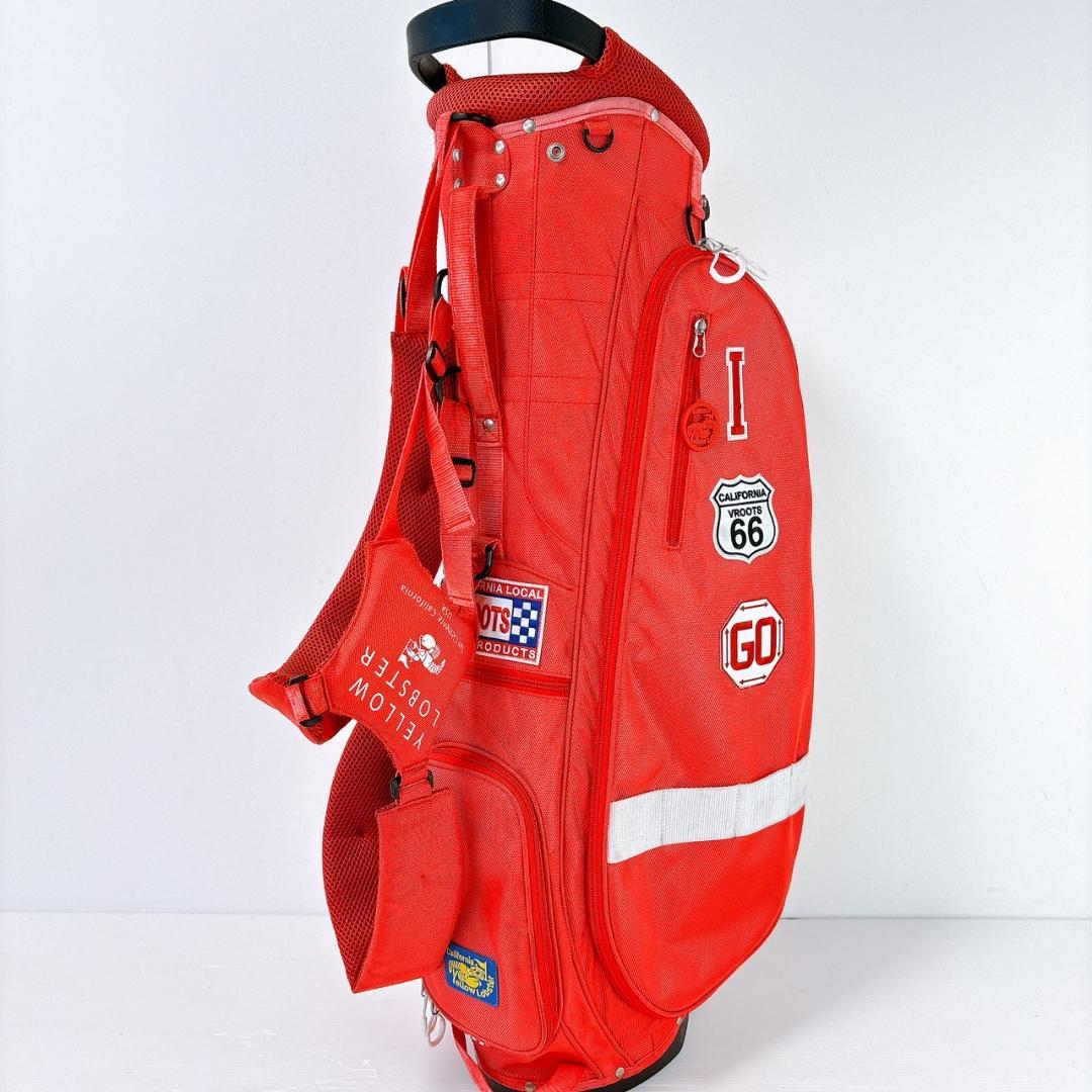 イエローロブスター スタンド式 キャディバッグ 赤／Yellow Lobster