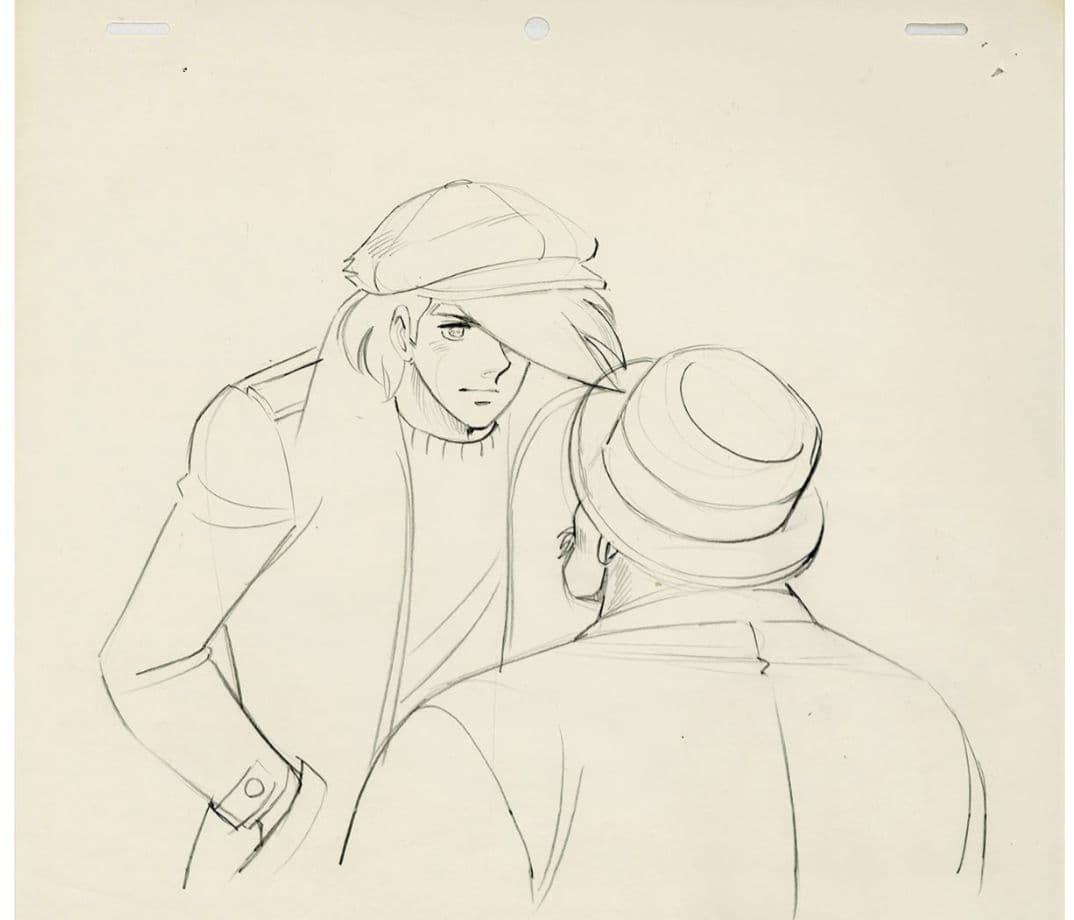 あしたのジョー　直筆原画　まんだらけ保証書付き