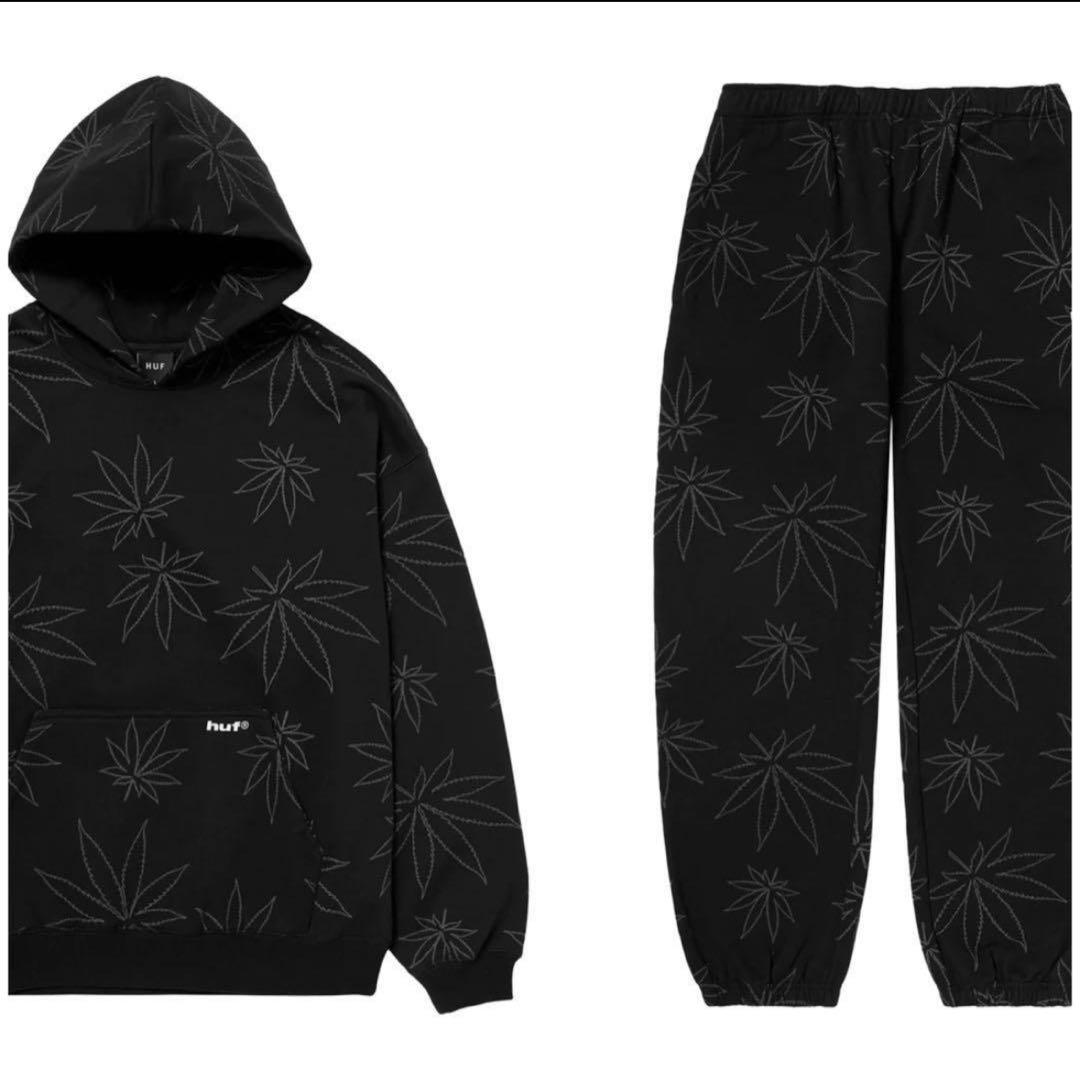 HUF plantlife fleece セットアップ - メルカリ