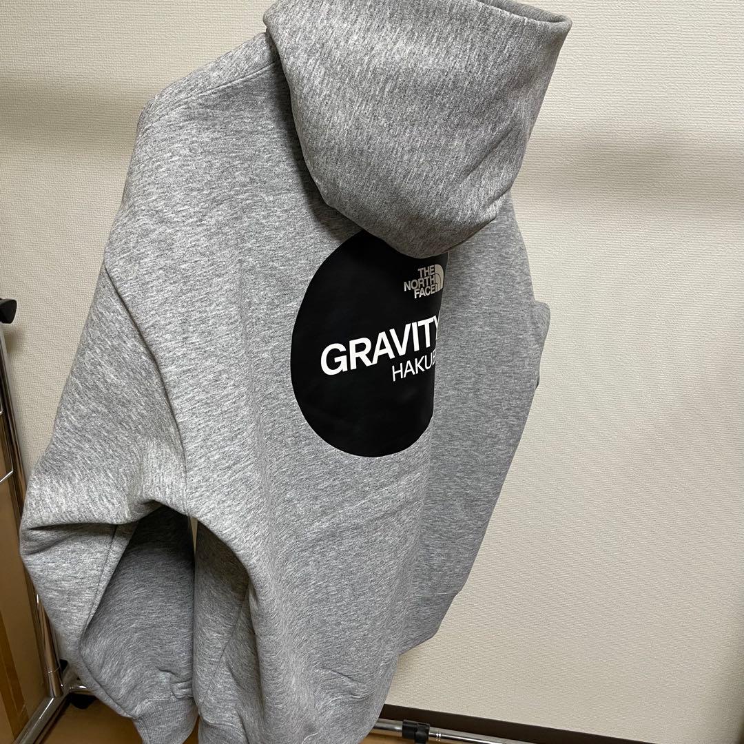 ノースフェイス GRAVITY白馬限定フーディ【XXLサイズ】パーカー グレー