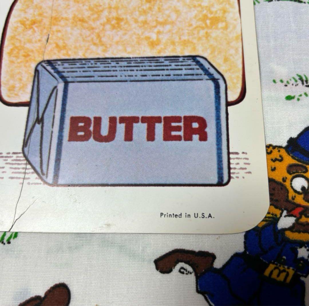 ⚠︎︎B品 レア!!マクドナルド 初期プレースマット ハンバーグラー