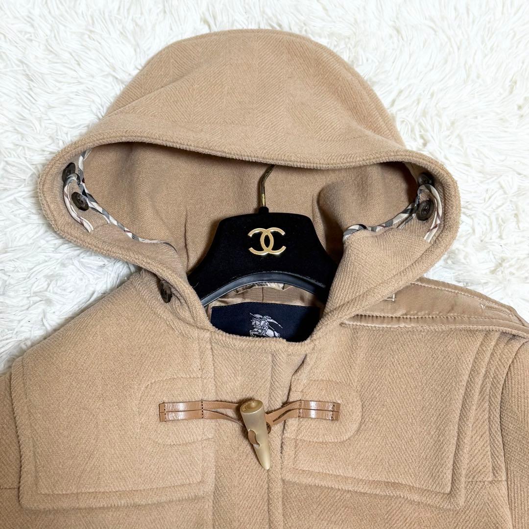 ヘリンボーン✨バーバリーロンドン ダッフルコート ロング丈 ノバ