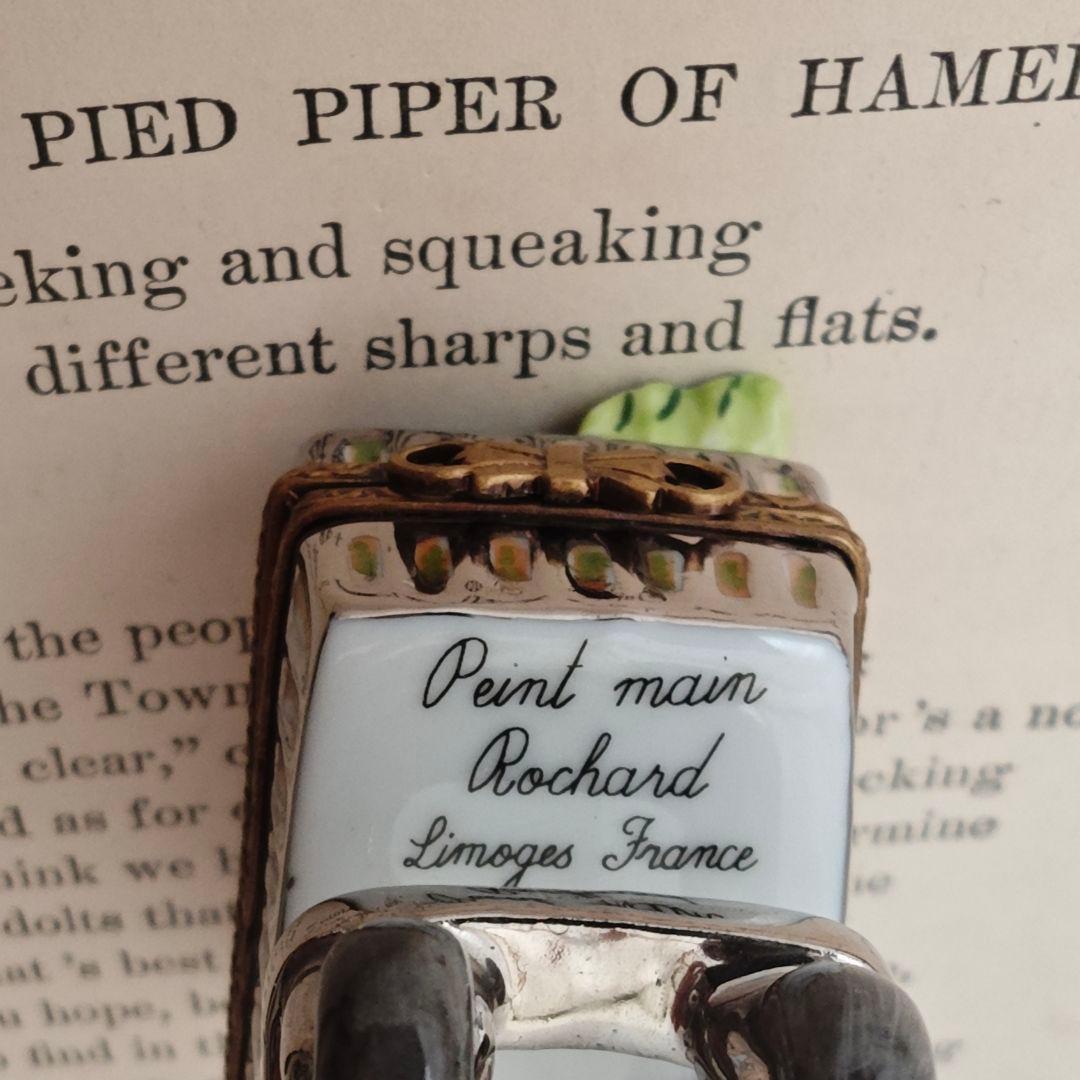 リモージュボックス ショッピングカート フランス製 小物入れ ミニチュア