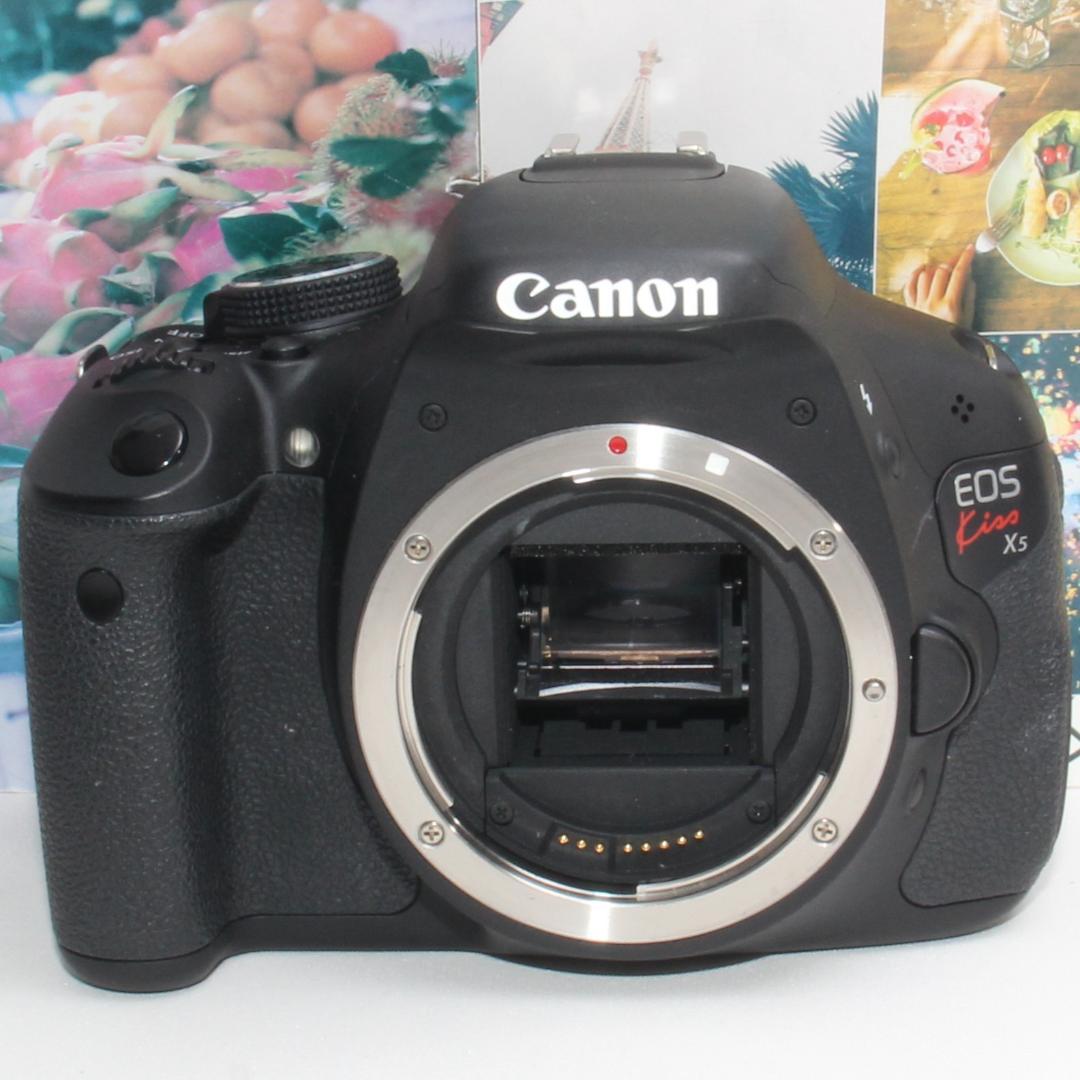 ❤️新品カメラバック付❤️Canon EOS kiss x5 超望遠ダブルレンズ