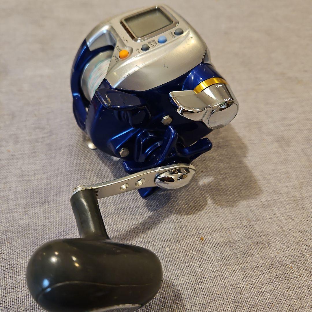 らいおんさん専用 ダイワ電動リール 400FBe デジタル表示 青 シルバー