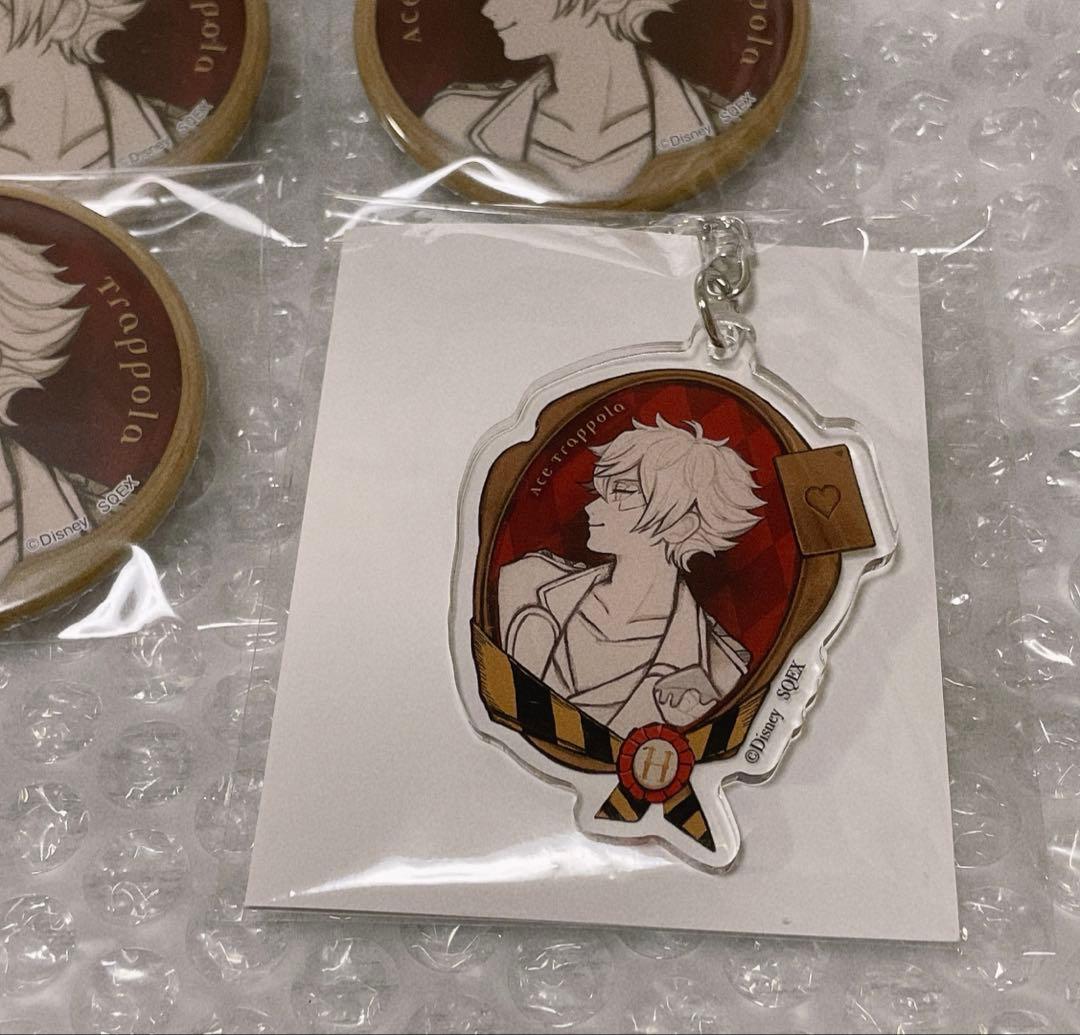 ツイステ エース トラッポラ Roman 缶バッジ アクキー まとめ