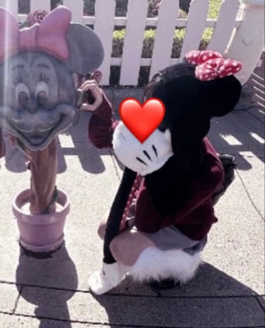 ミニーマウス ディズニー　ミニー　ファンキャップマフラー