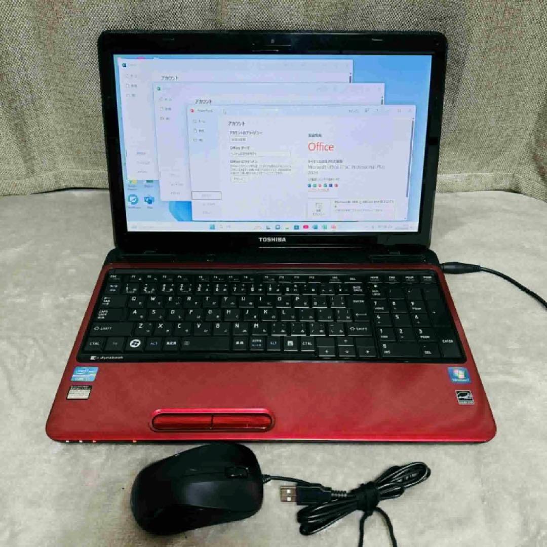 S264 TOSHIBAノートパソコンi7 SSD高速Windows11オフィス - メルカリ