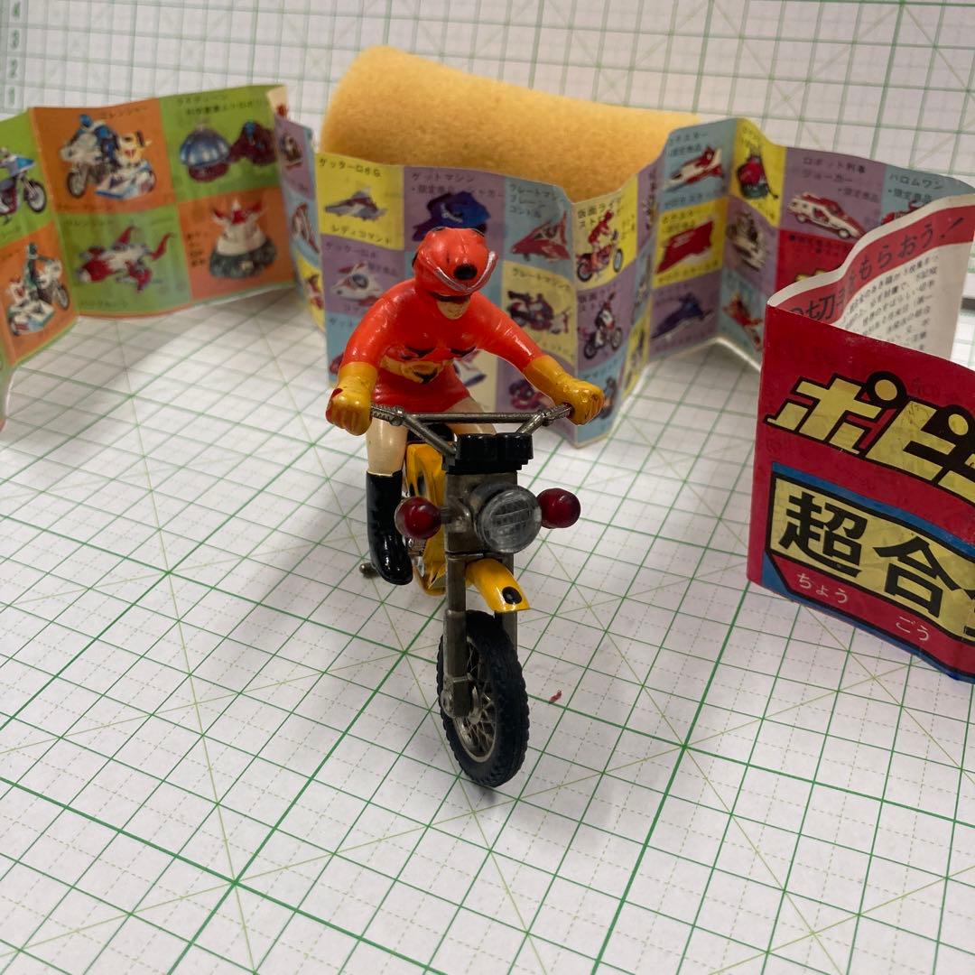 ポピニカ超合金仮面ライダーストロンガーのテントローのバイク初期版の黒ブーツ版