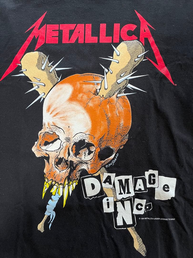 LLICA Tシャツ Damage Inc メタリカ Pushead