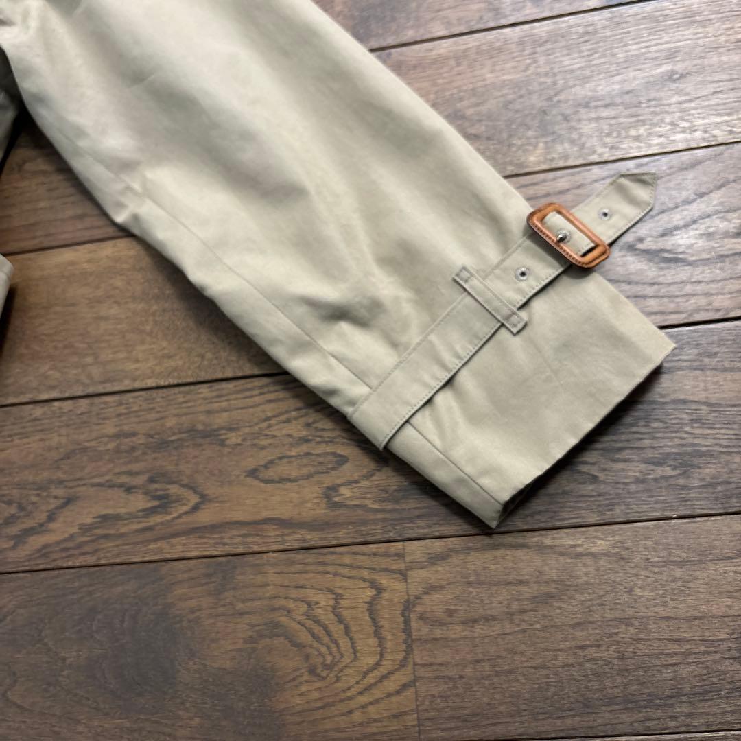 希少✨80's バーバリー トレンチコート ベージュ 光沢 L 80年代 英国製