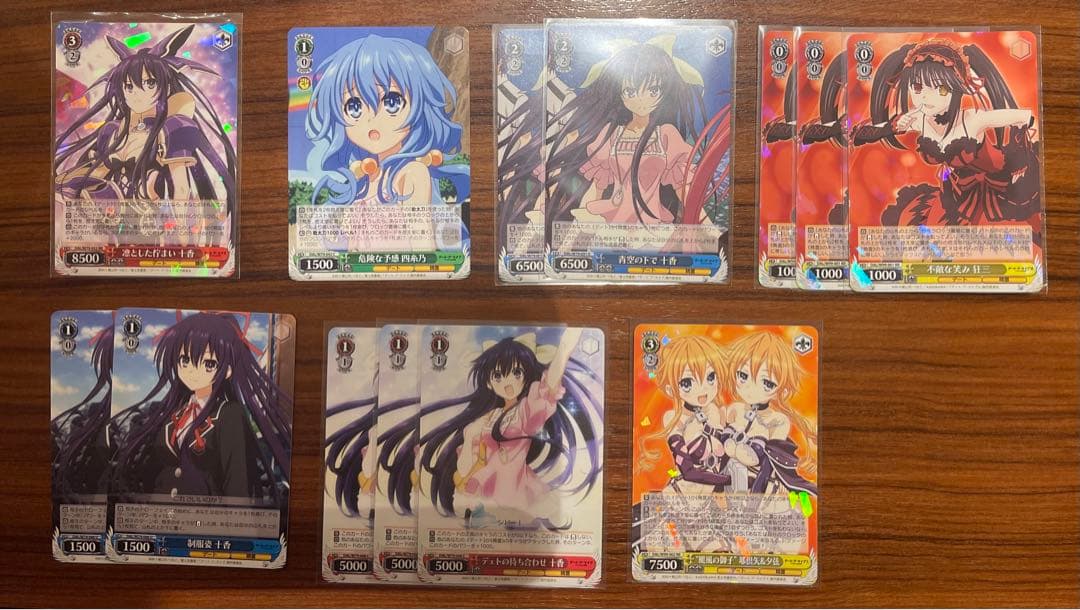 ヴァイスシュヴァルツ　デート・ア・ライブ　デッキ+デッキパーツ