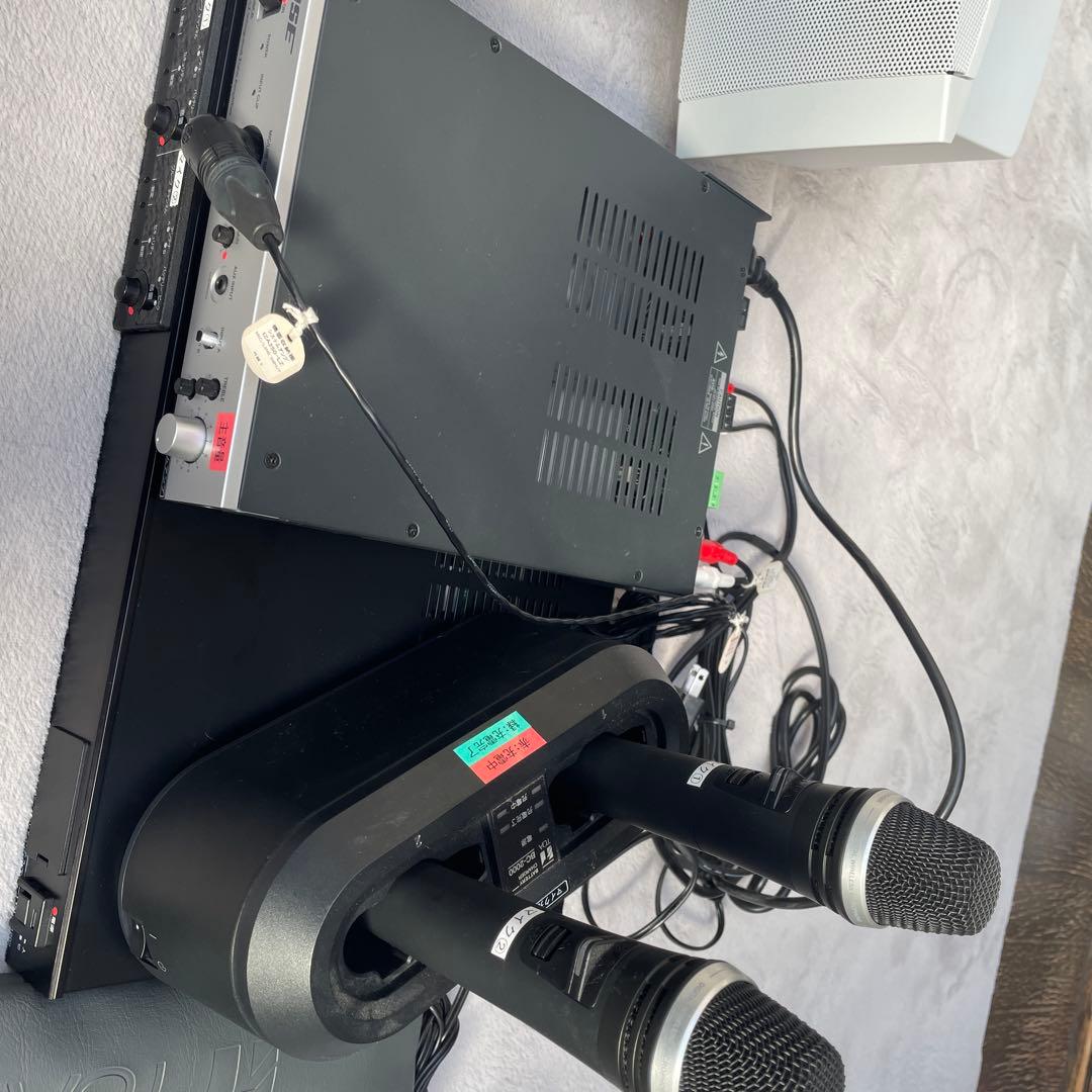 BOSEスピーカー＆アンプ＋TOAデジタルワイヤレスマイク2本フルセット