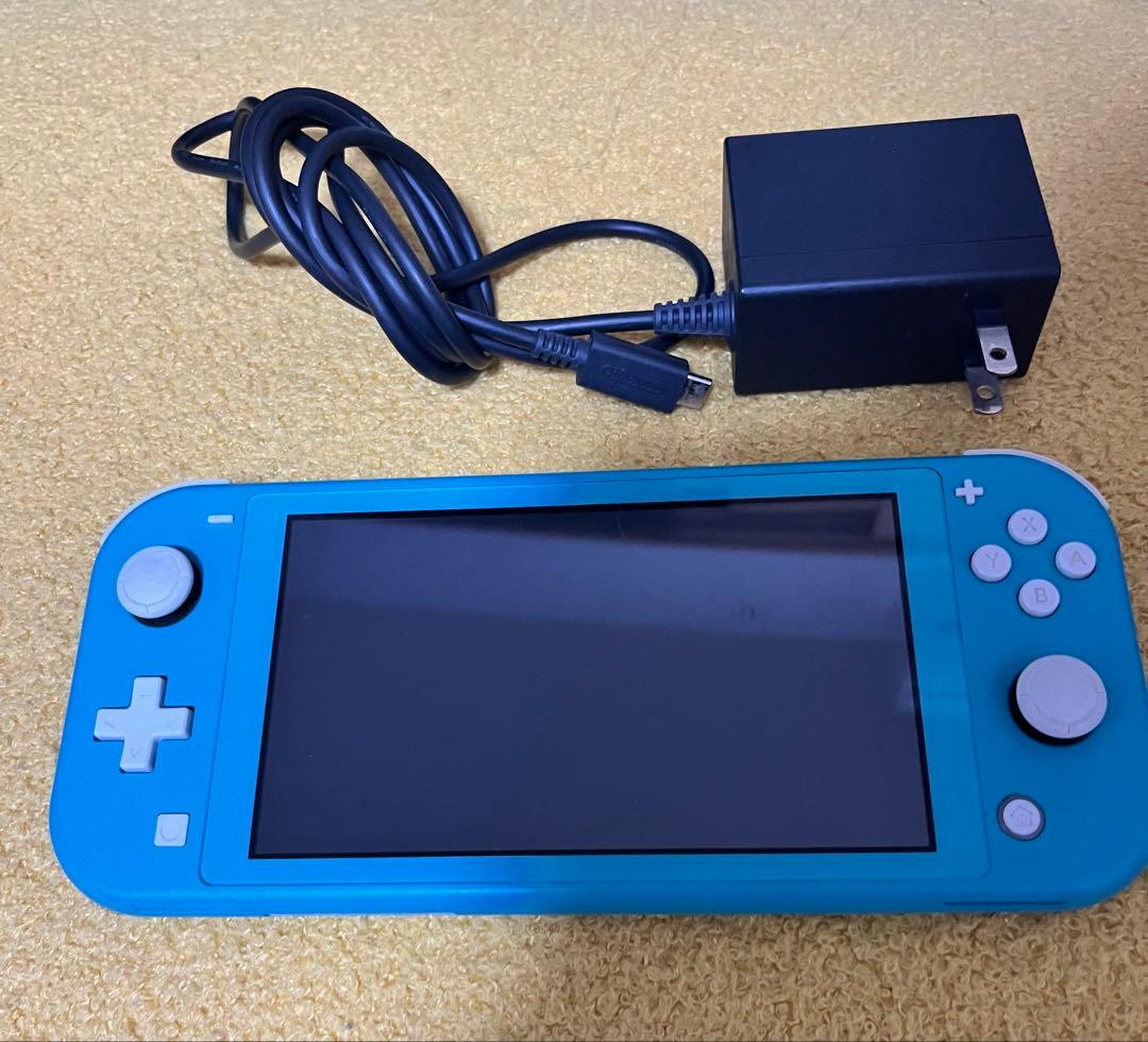 Nintendo Switch Lite 青 充電器付き ジャンク品 - メルカリ