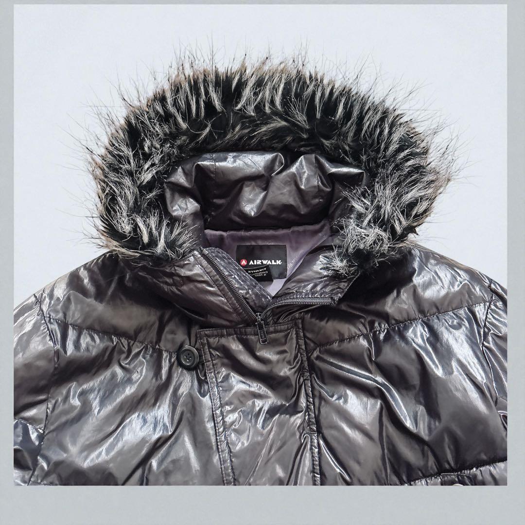 00s Y2K old AIRWALK shining fur jacket - メルカリ