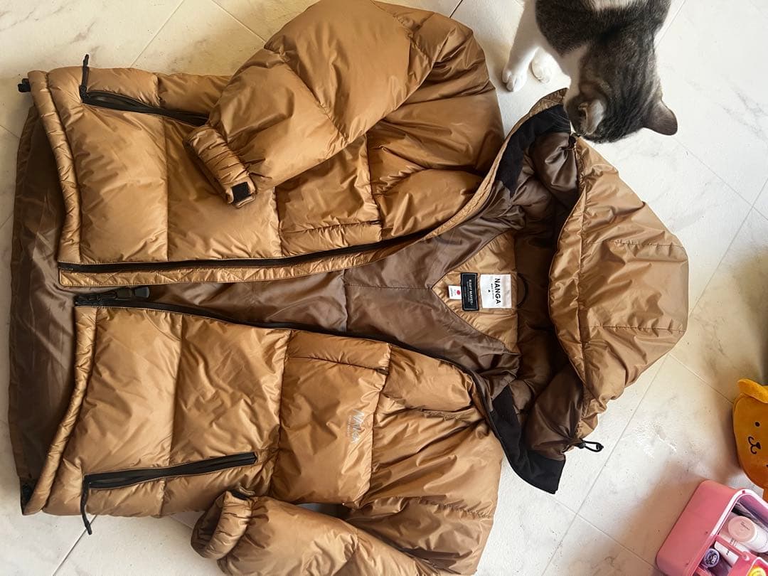 NANGA KRIFF MAYER ブラウンダウンジャケット - メルカリ