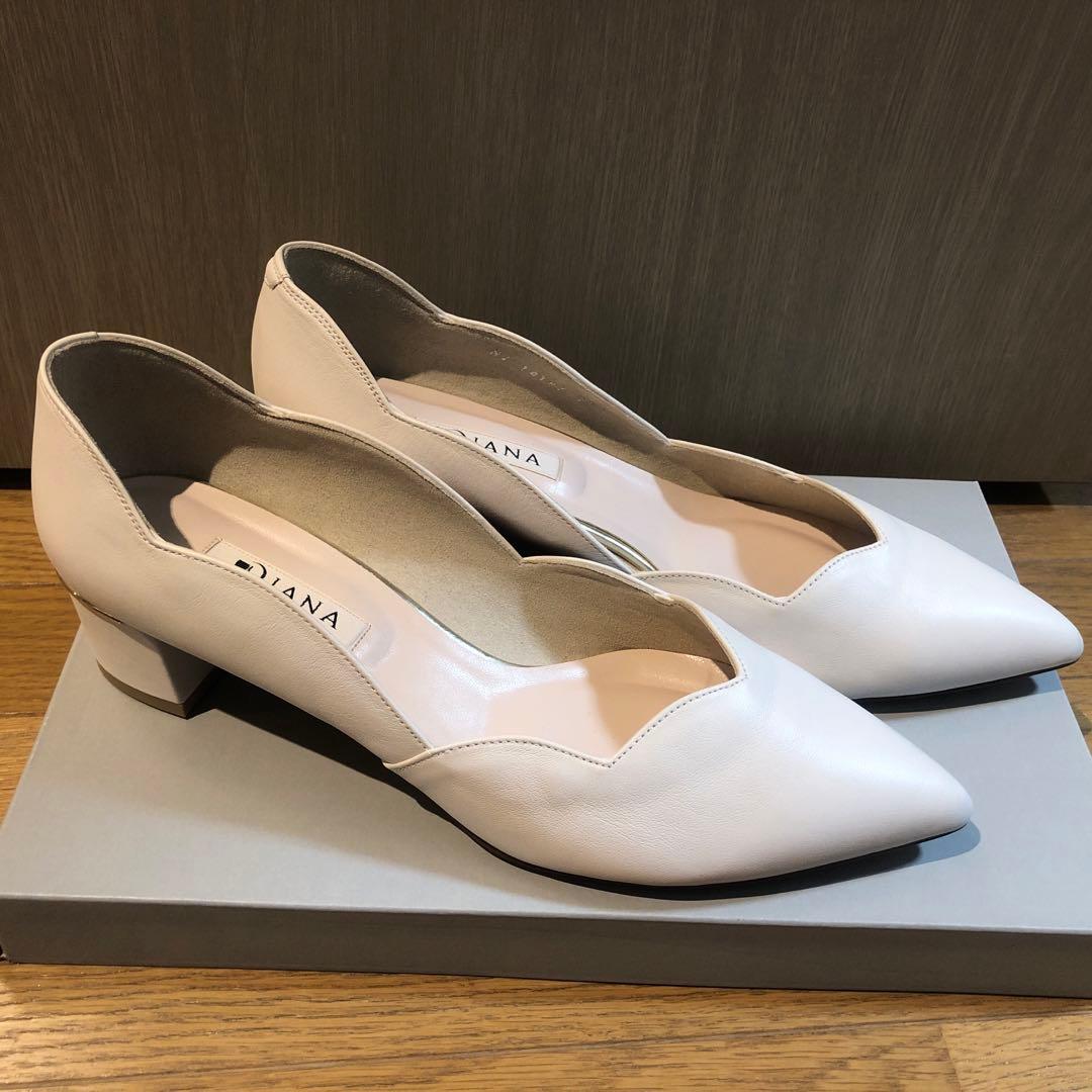 フラワーカットパンプス ポインテッドトゥパンプス レディース DAIANA