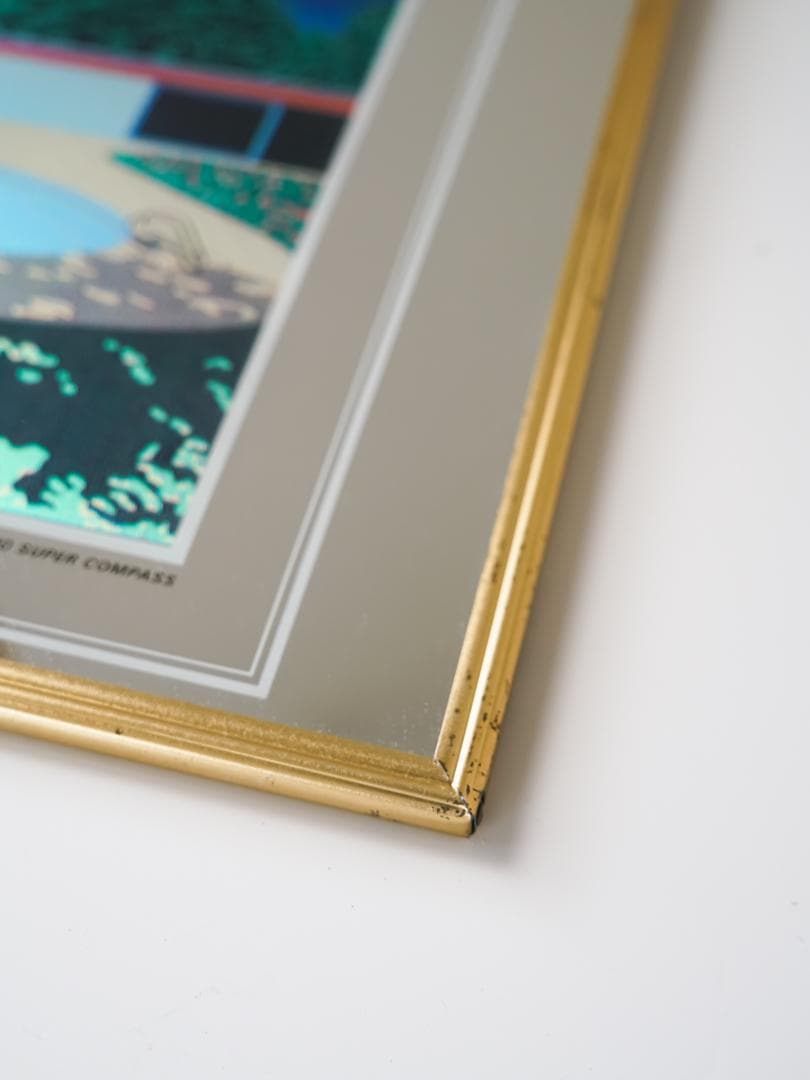 80's 永井博 \"VACATION\" パブミラー ポストモダン