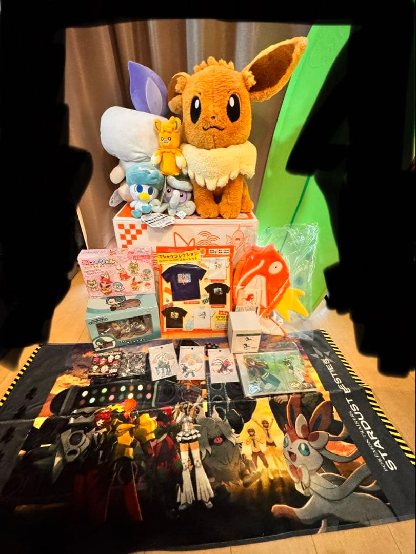 ピカピカボックス 2026 イーブイ ぬいぐるみ コイキングバッグ