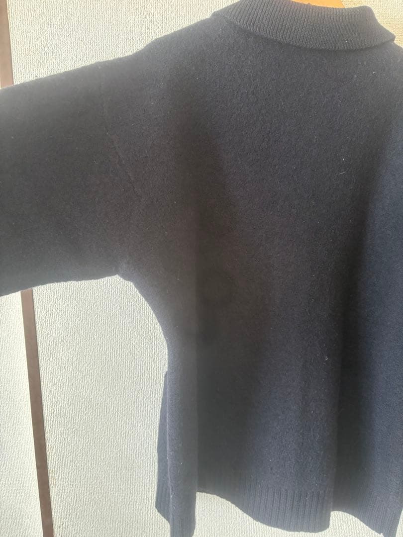 L.L.Bean ネイビー ニットカーディガン