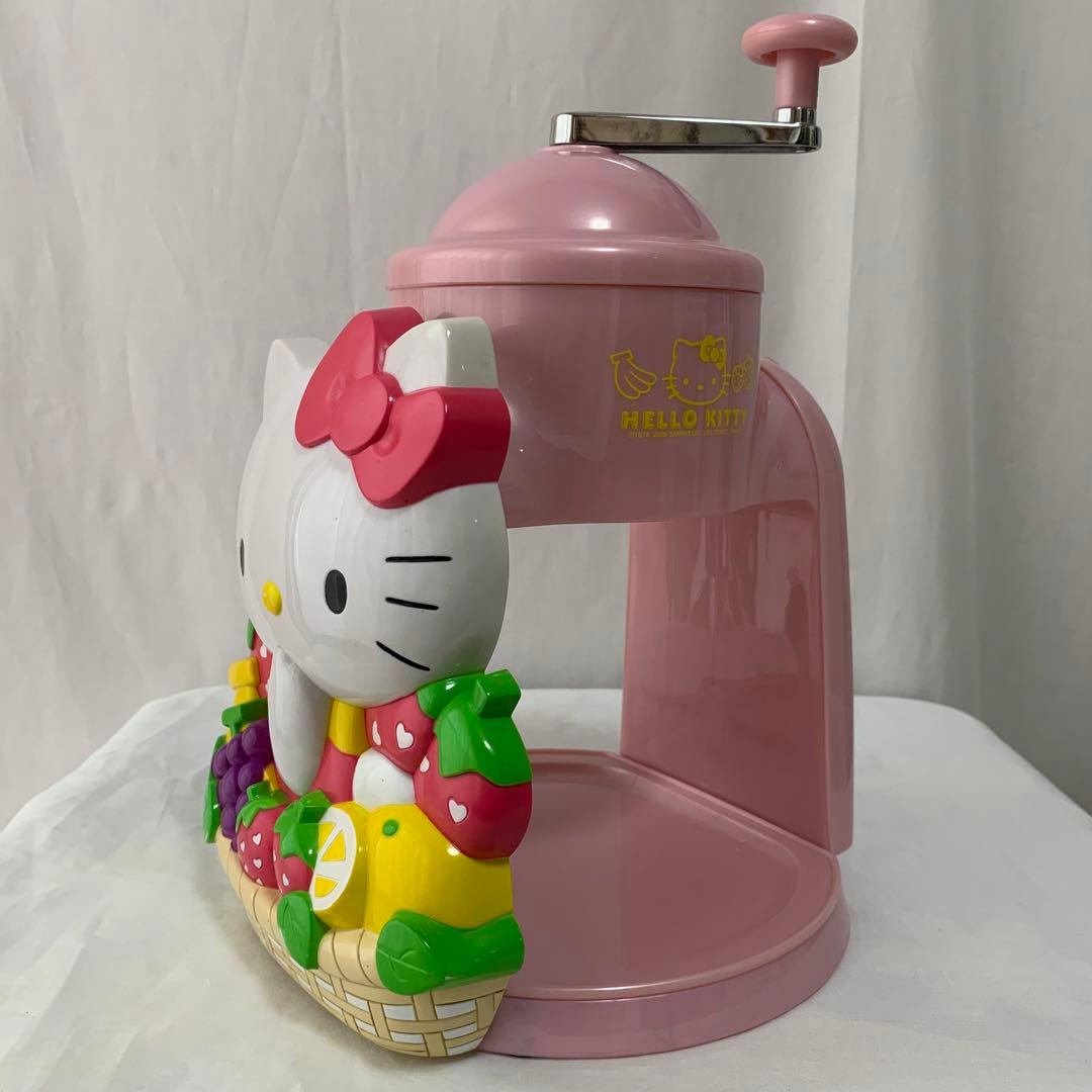希少】HELLO KITTY 手動かき氷器 箱付 サンリオ 2005 当時物