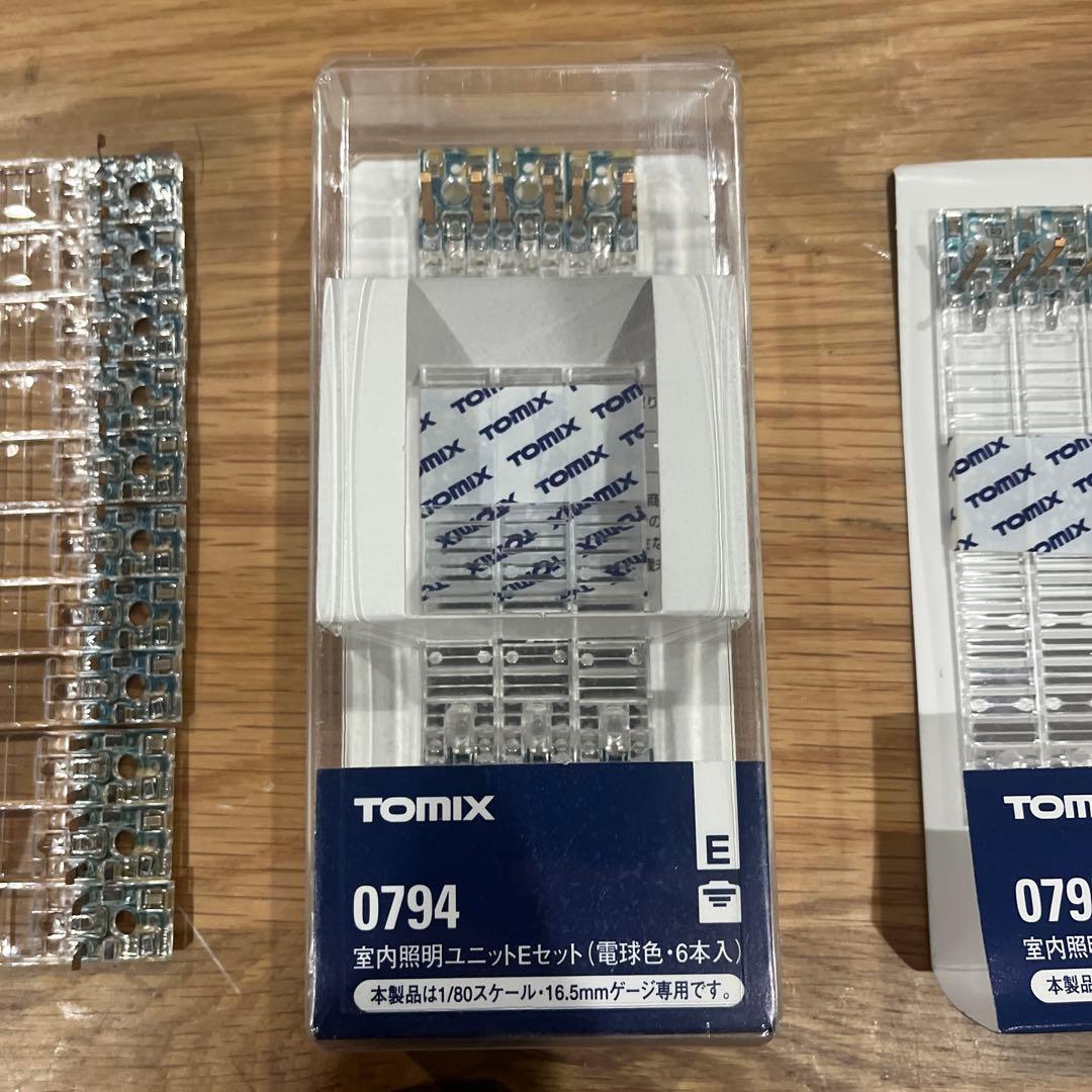TOMIX 室内灯0794 17本　0795 4本