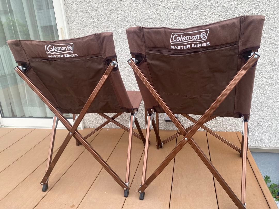 コールマン Coleman キャンバスローチェア 2脚セット - メルカリ
