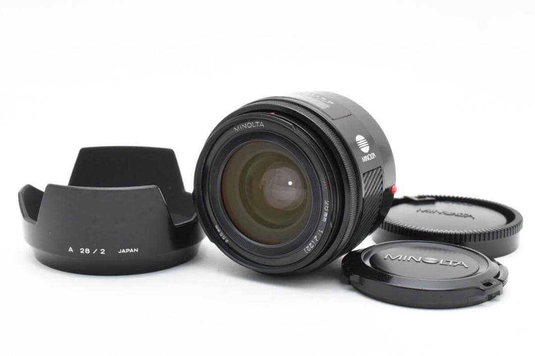 良品 MINOLTA AF 28mm F2 AA3024#8311 Minolta AF 28mm f/2.0 lens reviews, specification, accessories