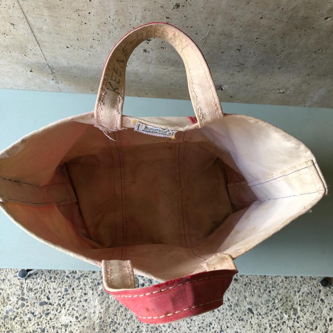 エルエルビーン トートバッグ 80s レッド 2色タグ ギザタグ Mサイズ