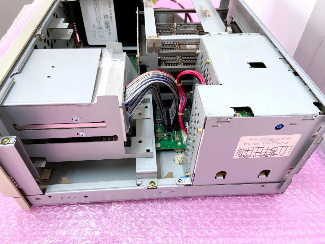 【動作確認済】希少！NEC PC-9801BX/U2 3.5FDD×2