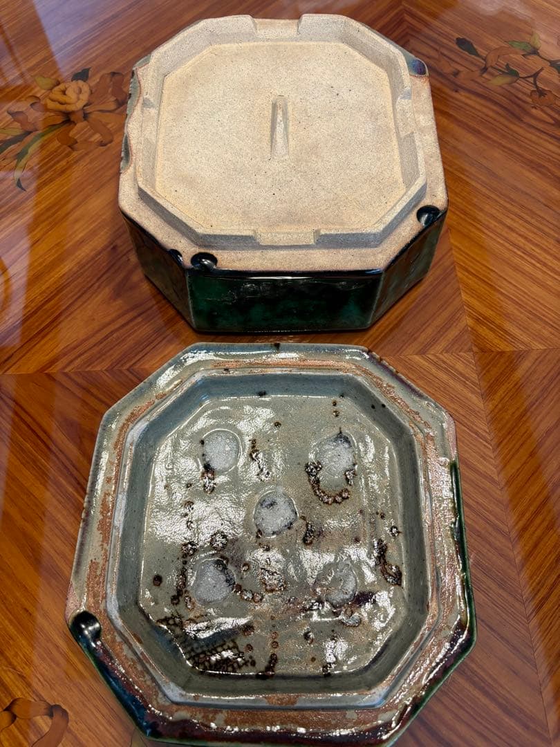 北野耕司　織部　菓器