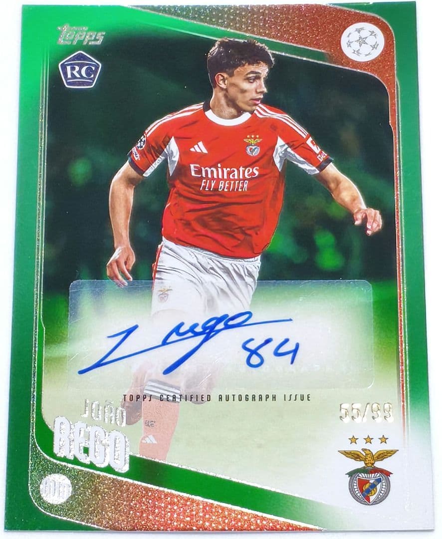 ジョアン・レゴ RC Auto 直筆サイン 99シリ ベンフィカ Topps - メルカリ