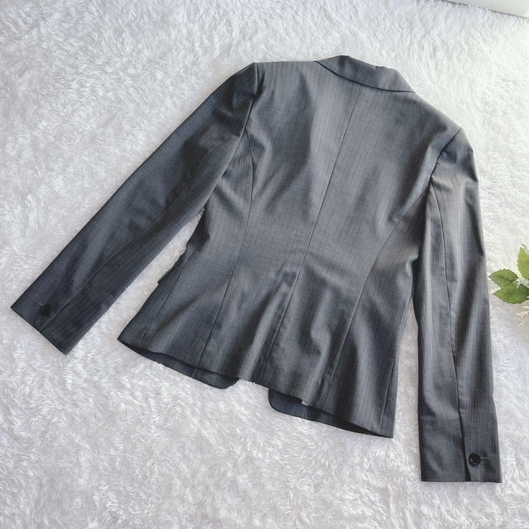 美品✨P.S.FA パンツスーツ セットアップ グレー 大きいサイズ XL