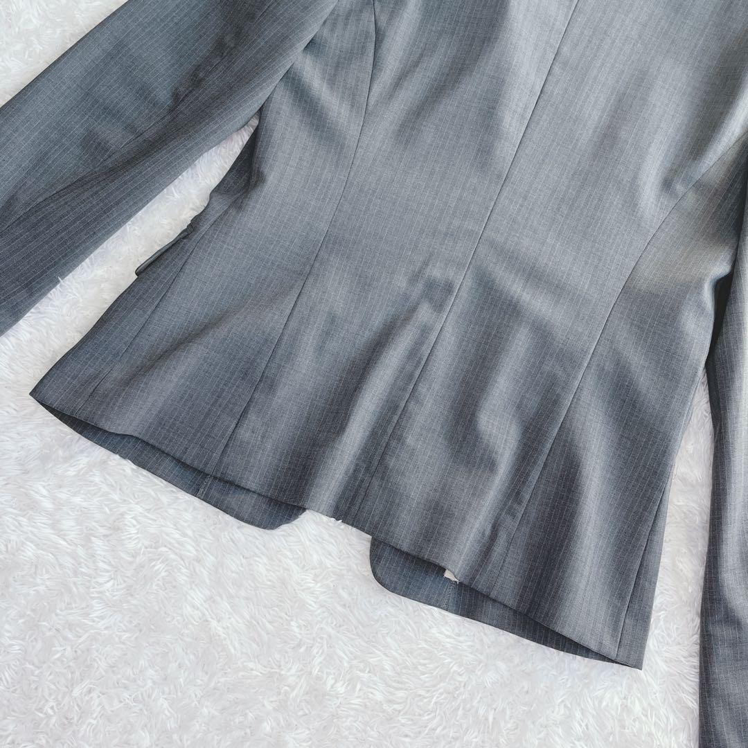 美品✨P.S.FA パンツスーツ セットアップ グレー 大きいサイズ XL