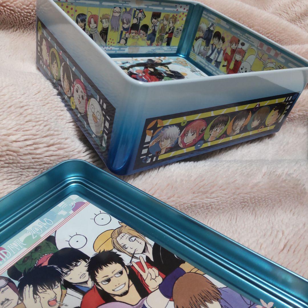 銀魂 2018年 缶入り日めくりカレンダー 水魂カレンダー 使用済、紙