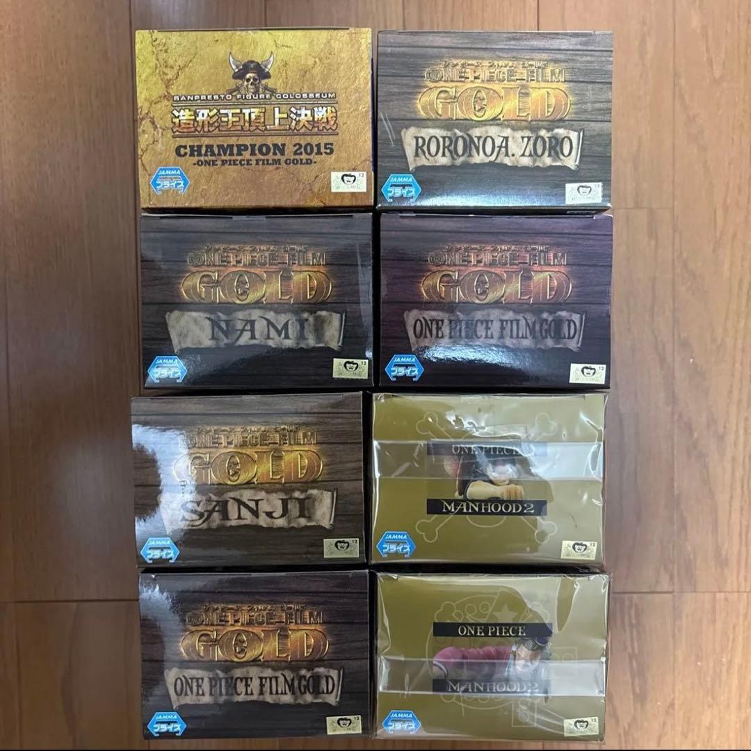 ワンピース　フィルムゴールド　フィギュア　セット