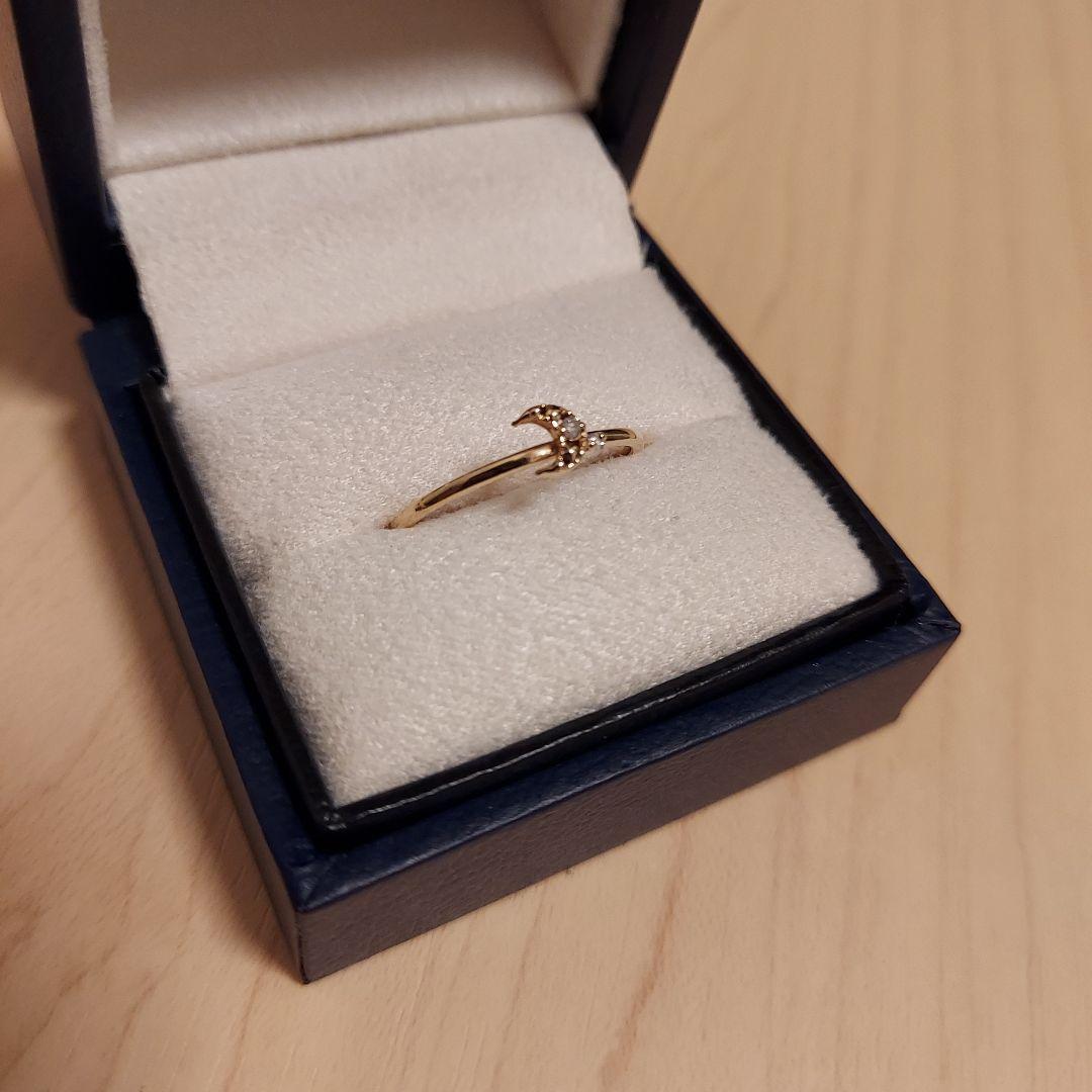 ノジェス NOJESS +N K10 ピンクゴールド リング 月と星 #11 - メルカリ