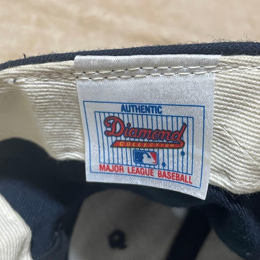 SEKAIMEN - 90s USA製 NEWERAアトランタブレーブス キャップ ネイビー