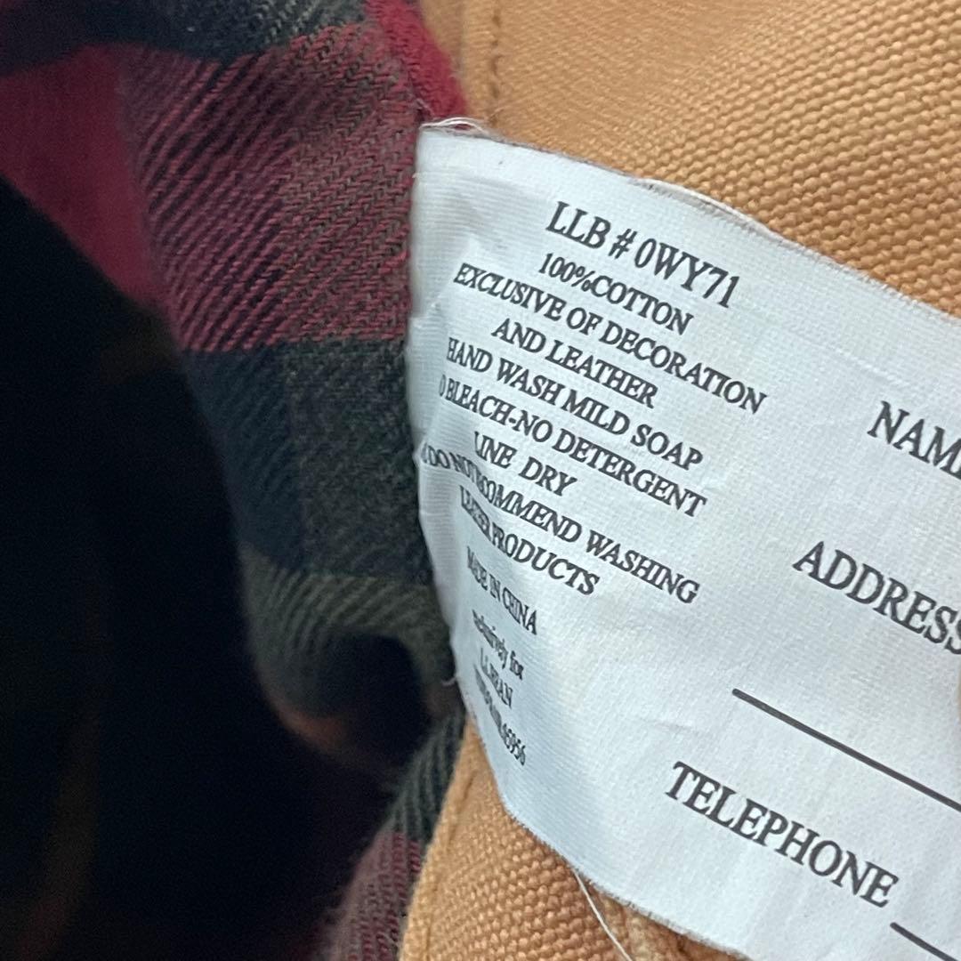 ヴィンテージ　L.L.Bean トートバッグ レザーハンドル