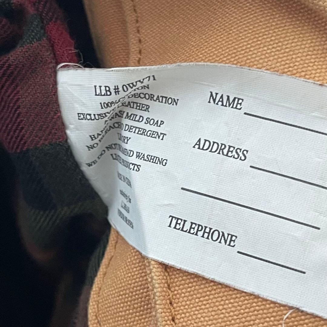 ヴィンテージ　L.L.Bean トートバッグ レザーハンドル